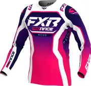 FXR Revo 2025 Motocross Jersey, pink-purple, Size L for Men Pink Purple