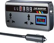 Car Converter – 12V to 220V Inverter, Fast Charging Adapter | Portable Automotive Converter, Outdoor Travel Charger for Adults, Multi-USB Car Charger