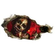 3PCS Removable 3D Halloween Series Scary Wall Sticker Decoration Art Mural for Home Living Room KM311