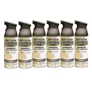 Rust-Oleum 245218 Universal All Surface Spray Paint Hammered Brown (6 Cans)
