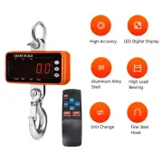 Hanging Crane Scale Heavy Duty Hook Scales 1000kg 1 Tonne Industrial Weighing