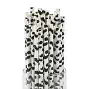 Cow Print Paper Straws (Pack of 24)