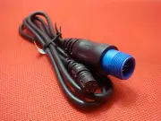 Blue 8-pin Transducer to Single 4-pin Sounder Cable For Garmin ECHO Fishfinder