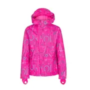O'Neill Scribble Insulated Snowboard Jacket Girl's Youth 10 / 152 Pink AOP New