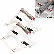 Adjustable Cutting Machine Support Frame, Metal Cutting Machine Work Support Stand, Adjustable Height Table Saw Stand Material Support Frame(2PCS )