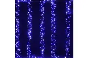 1200 LED Cluster Fairy Light Blue White for Christmas Decoration