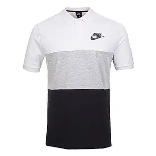 全新正品  Nike logo 男子 短袖 針織 polo衫 XXL黑白灰