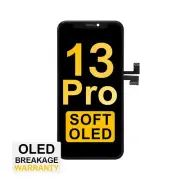 Soft OLED Screen for iPhone 13 Pro with Tool Kit and Tempered Glass Protector