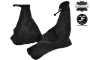 BLACK STITCH LEATHER GEAR HANDBRAKE FITS VAUXHALL OPEL VECTRA A CAVALIER 88-95
