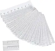 NUOBESTY 1set 1 Meter Long Paper Measuring Tape White Clear Tape Measuring Tape for Body Tailor Measurement Paper Measuring Tapes Tape Measure Mini Electric Tape Measure Road 100pcs