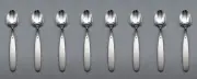 Oneida Stainless Paradox Demitasse Spoons - Set of Eight NOS USA Made