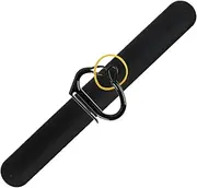 LIFKOME 1 Set Braiding Auxiliary Wrist Strap Type Ties French Accessories Securing for Woman Band Hair Thin Key Small Storage Party Supplies Salon Supplies Aluminum Sheet Black
