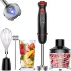 Upgraded Immersion Blender Handheld 1100W 12-Speed 5 in 1 Hand Mixer Stick Blend
