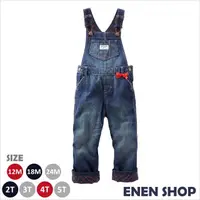 在飛比找PChome商店街優惠-『Enen Shop』@OshKosh 點點厚棉單寧吊帶褲 