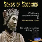 Songs Of Solomon -Rossi,S. D. CD
