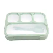 Lunch Box 4 Compartment 1000ML Capacity Bento Boxes with Lid and Buckle for Adults Kids Use Food Storage Box Container