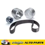 CHEV 350 383 LWP POLISHED GILMER BELT DRIVE KIT WITHOUT P/S # R8711