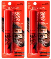 Revlon So Fierce! Big Bad Lash Extreme Volume & Lash, 760 Blackest Black, 2 Pack