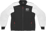 Fuel Patrol Softshell Textile Jacket, black-white, Size XL for Men Black White
