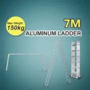 7m Folding Ladder Multipurpose Quality Aluminium Function Adjustable