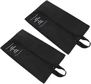 [CATIEBYE] 2pcs Waterproof Shoe Bag Travel Shoe Bags - Shoe Pouch Shoe Pouch with Zipper Shoe Pouches Sequin Cosmetic Pouch Travel Makeup Bag Organizer Toiletry Bag Shoe Organizer Polyester