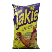 Takis CHILE LIMON Mild Chili & Lime Tortilla Rolled Chips 9.9 Oz (1 Bag)