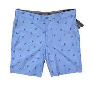 Walter Hagen Men's Size 38 Perfect 11 USA Fireworks Golf Short Daybreak Blue 10"