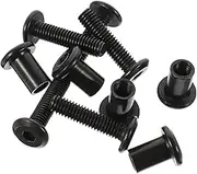 FIXOSHEE 5sets Countersunk Cap Screws Nuts Binding Screws for Crafts Furniture Connectors Easy Installation