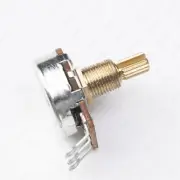 A/B 250K/500K Potentiometers Guitar Bass Pots Full Size Brass Long Shaft Pot