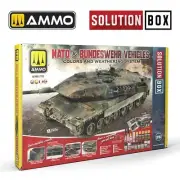 Mig Ammo #7731 SOLUTION BOX26–NATO&BUNDESWEHR Vehicles-Colors,Weathering