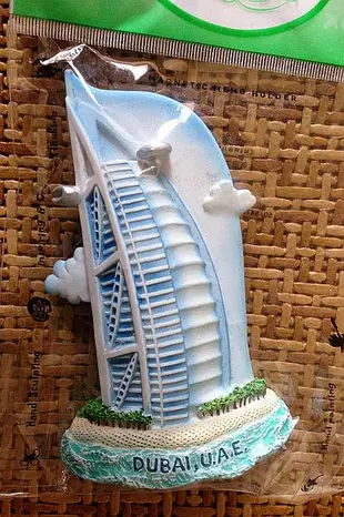 泰國制冰箱貼 磁性貼 阿聯酋迪拜杜拜帆船酒店 旅游紀念品