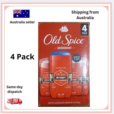 Old Spice Deodorant Swagger Scent 4x 85 g - 4 Pack