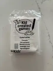 2023 Chick-fil-A Kids Meal Activity KID CREATED GAMES "Charades" NEW Sealed