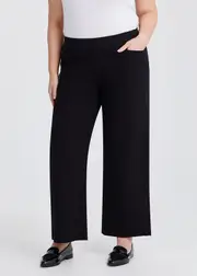 [TS] Taking Shape Freya Straight Leg Pocket Pant Size 16 in Black, Viscose - Plus Size Women's Clothing Black