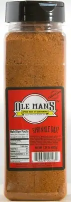 Award Winning !Ole Man's Spice Rub & Seasoning1- 1.38 LB (22 oz.) Very Low Salt
