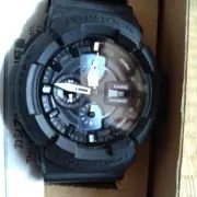 CASIO GSHOCK Monograph Style Black Blue Dial Watch Box Manual Japan