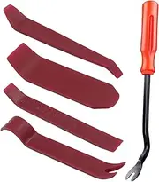 Trim Removal Tool – Efficient Car Trim Removal Tool Kit | 5-Piece Set plasticc Pry Bar | Trim Puller Car Tool Kit for Quick, Safe Removal of Car Interiors Without Damage to Surfaces
