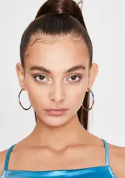 Rich Prisms Hoop Earrings