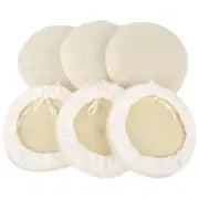 6 Pieces of 7-Inch Wool-Like Plush Polishing Disc Bundled with Lace- Wool6076