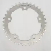 Dimension 36t Singlespeed Chainring 110mm BCD 5 Arm Silver Aluminum