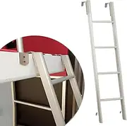 Bunk Bed Ladder Hook-on Bunk Bed Ladder 4 Steps/ 5 Steps, Hanging Raised Bed Step Metal Ladder, Adjustable Replaceable Bunk Bed Ladder for RV, Load 330Lbs (Size : 130cm/50)