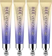 Flysmus Collagen Bee Venom Eye Cream Roll, Under Eye Cream for Dark Circles, Flysmus Bee Venom Under Eye Cream, Bee Venom Hydrating Eye Cream, Collagen+ Eye Cream for Wrinkles, Puffiness & Bags (4)