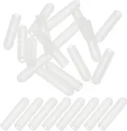 uxcell 2x19mm (IDxL) Rubber End Caps, 16 PCS Rubber Caps High Temp Tips Screw Silicone Flexible Thread Protector for Pipes Screw Blots Tube Fishing Jigs