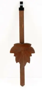 Cuckoo Clock Maple Leaf Pendulum NEW Brown Walnut Stain CHOOSE FROM 3 SIZES