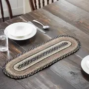 Farmhouse 8"x24" Table Runner White Sawyer Mill Kitchen Table Decor VHC Brands
