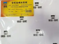 在飛比找樂天市場購物網優惠-寶虹全棉水彩紙 中粗 紋300g 10張入/ 4K