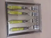 Cambridge Cocktail Forks Or Spreader Knives 4 Piece Set NEW