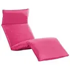 vidaXL Foldable Sunlounger Oxford Fabric Pink 2BB