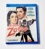 THE MARK OF ZORRO (Blu-Ray, 2016) Tyrone Power, Linda Darnell, Basil Rathbone