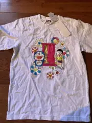 NWT Uniqlo x Doraemon x Takashi Murakami Door Tee White T-shirt Size XS RARE